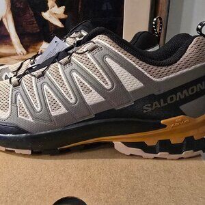 Salomon XA Pro 3d V9 Nat/Black/Sugar Almond Running Shoe Men's US Size 13 NEW